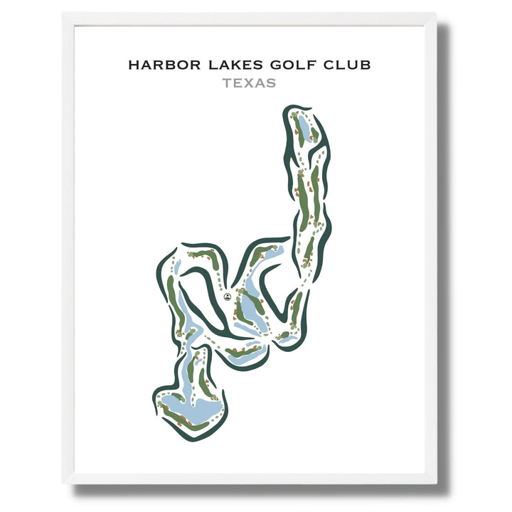 Harbor Lakes Golf Club, Texas - Printed Golf Courses