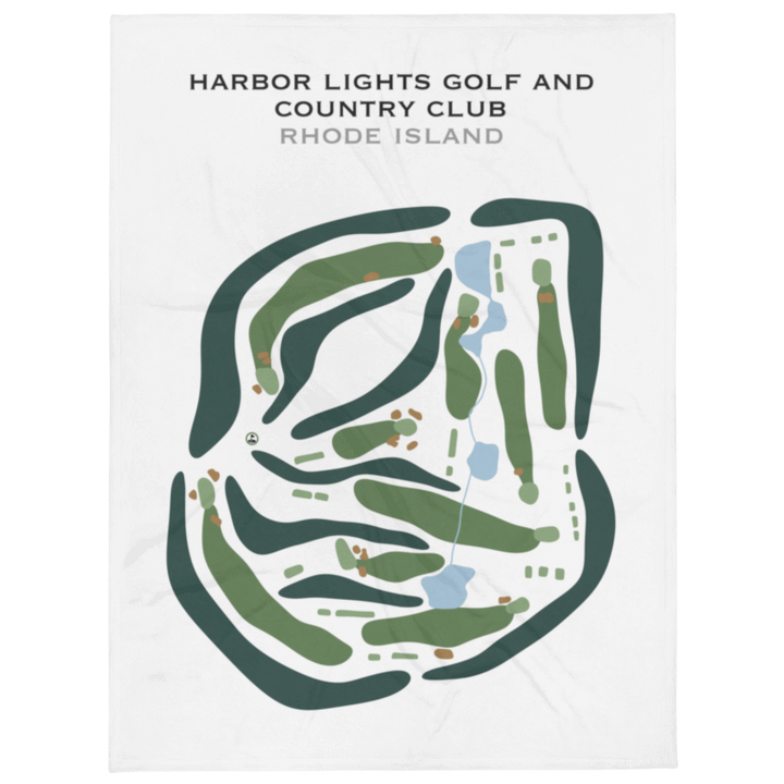 Harbor Lights Golf & Country Club, Rhode Island - Printed Golf Courses