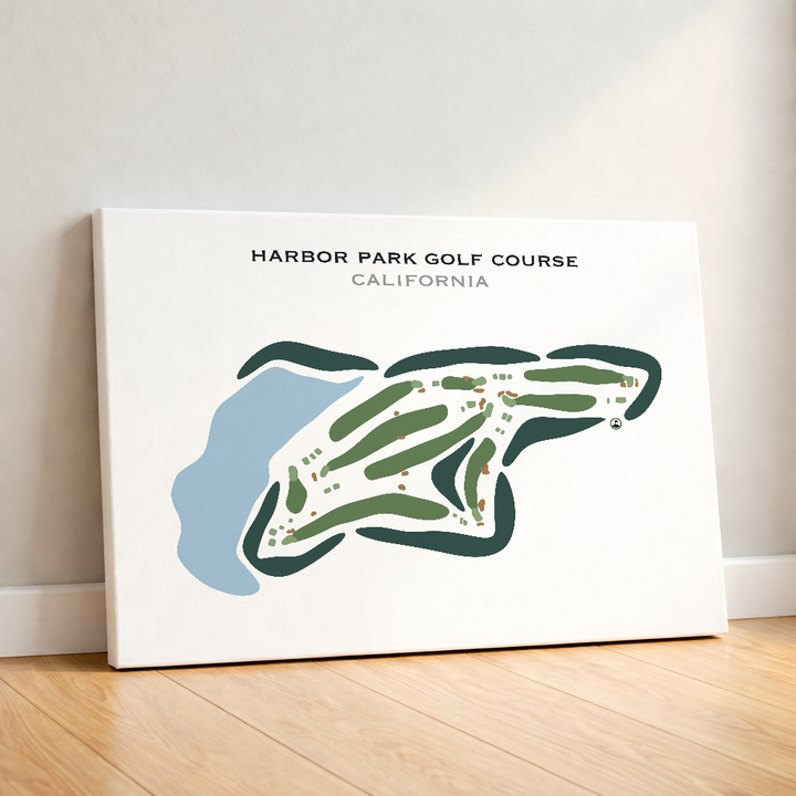 Harbor Park Golf Course, California - Printed Golf Courses