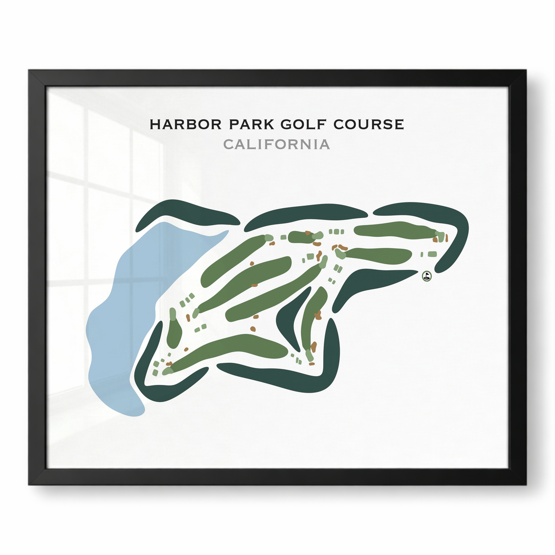 Harbor Park Golf Course, California - Printed Golf Courses