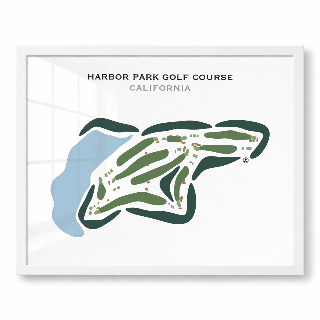 Harbor Park Golf Course, California - Printed Golf Courses