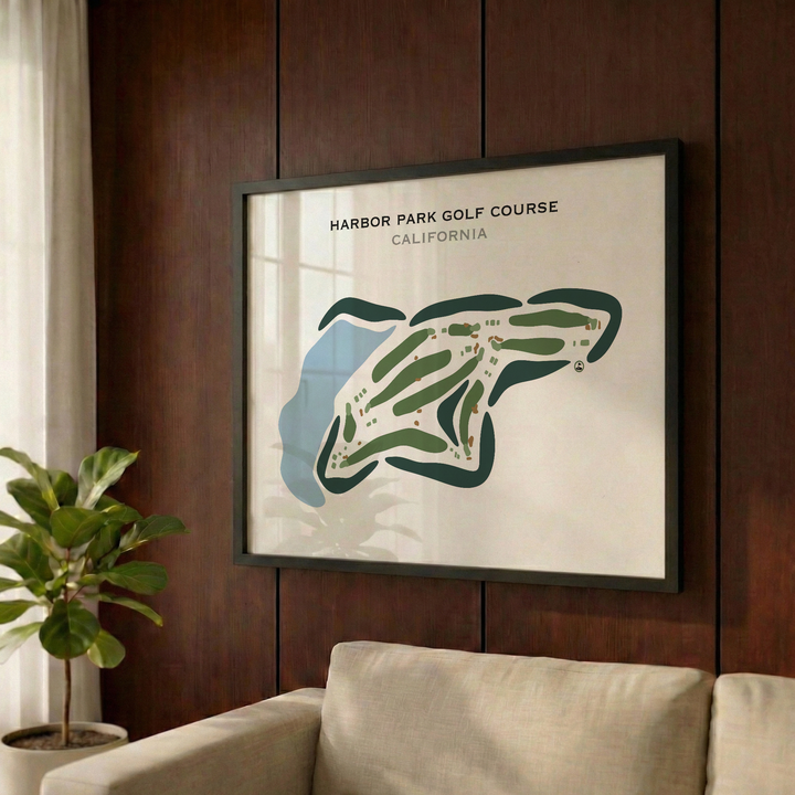 Harbor Park Golf Course, California - Printed Golf Courses