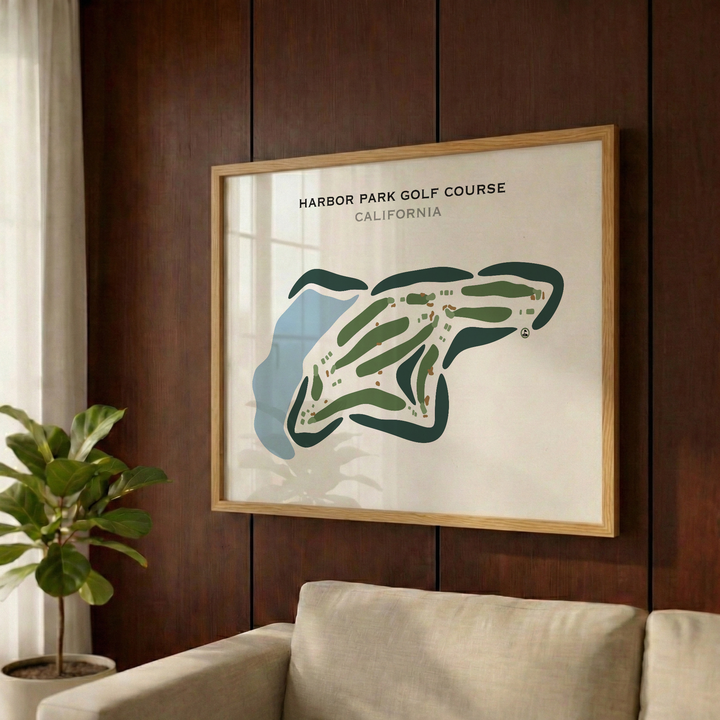 Harbor Park Golf Course, California - Printed Golf Courses