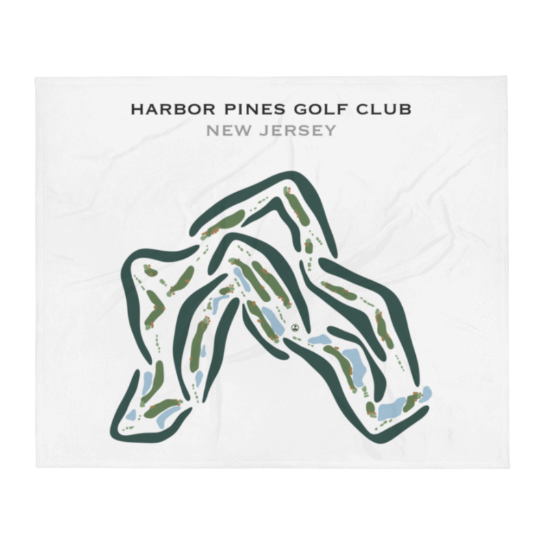 Harbor Pines Golf Club, New Jersey - Printed Golf Courses