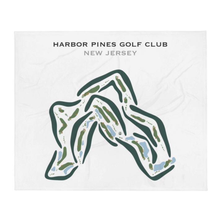 Harbor Pines Golf Club, New Jersey - Printed Golf Courses