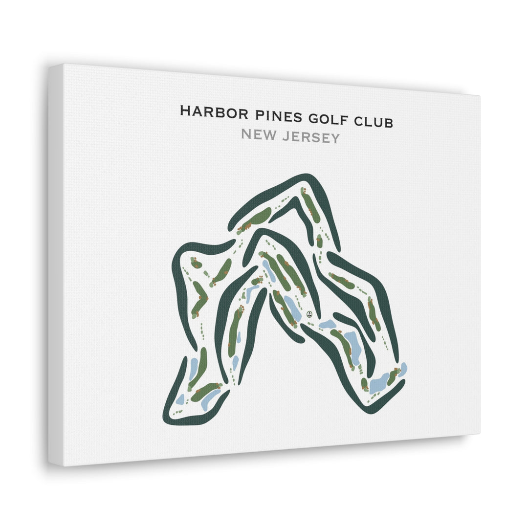 Harbor Pines Golf Club, New Jersey - Printed Golf Courses