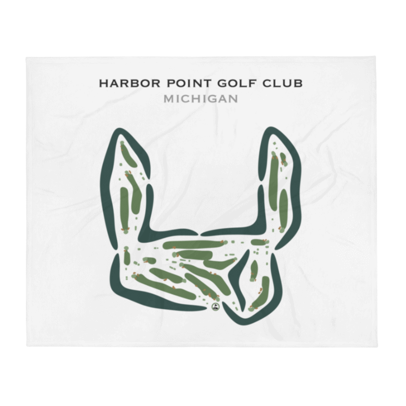 Harbor Point Golf Club, Michigan - Printed Golf Courses