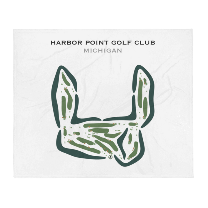 Harbor Point Golf Club, Michigan - Printed Golf Courses