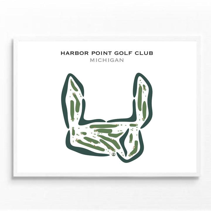 Harbor Point Golf Club, Michigan - Printed Golf Courses