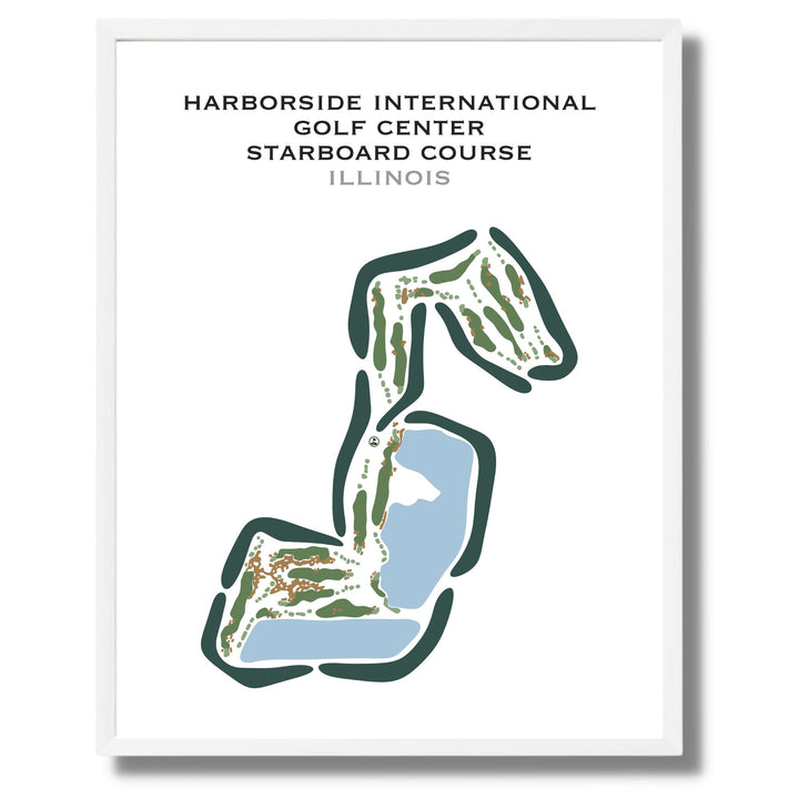 Harborside International Golf Center - Starboard Course, Illinois - Printed Golf Courses