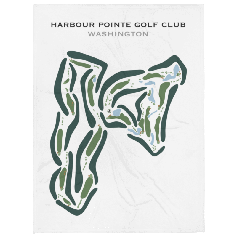 Harbour Pointe Golf Club, Washington - Printed Golf Courses