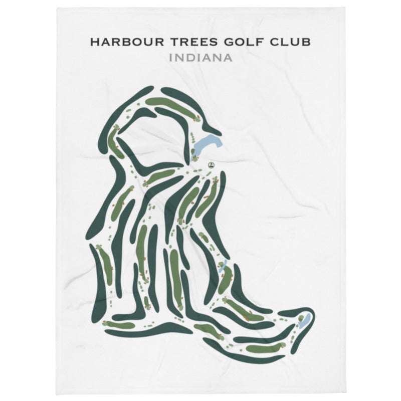 Harbour Trees Golf Club, Indiana - Printed Golf Course