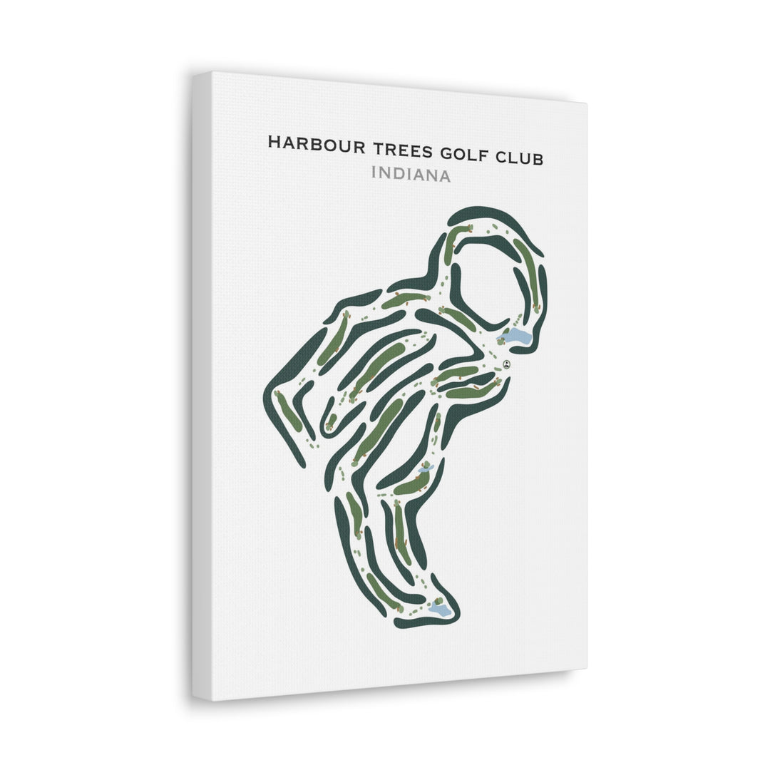 Harbour Trees Golf Club, Indiana - Printed Golf Course