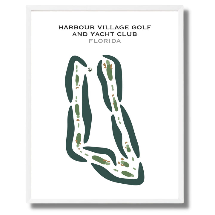 Harbour Village Golf & Yacht Club, Florida - Printed Golf Courses