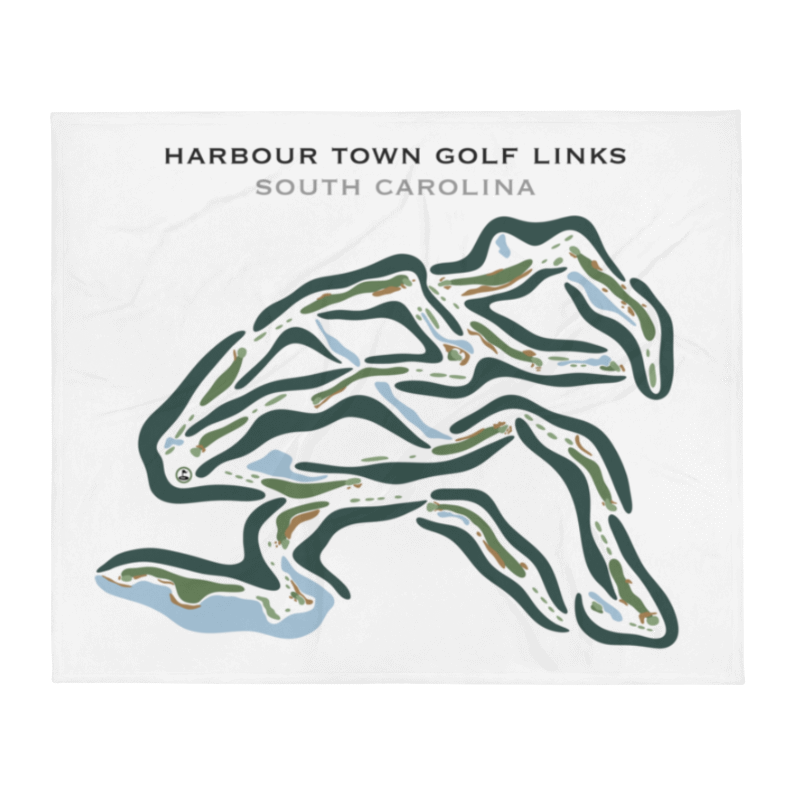 Harbour Town Golf Links, Hilton Head, South Carolina - Printed Golf Courses