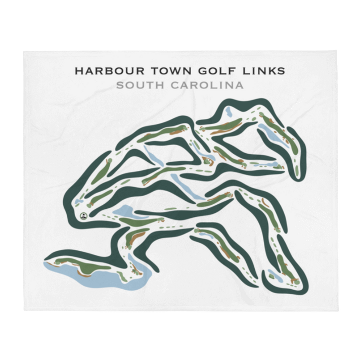 Harbour Town Golf Links, Hilton Head, South Carolina - Printed Golf Courses