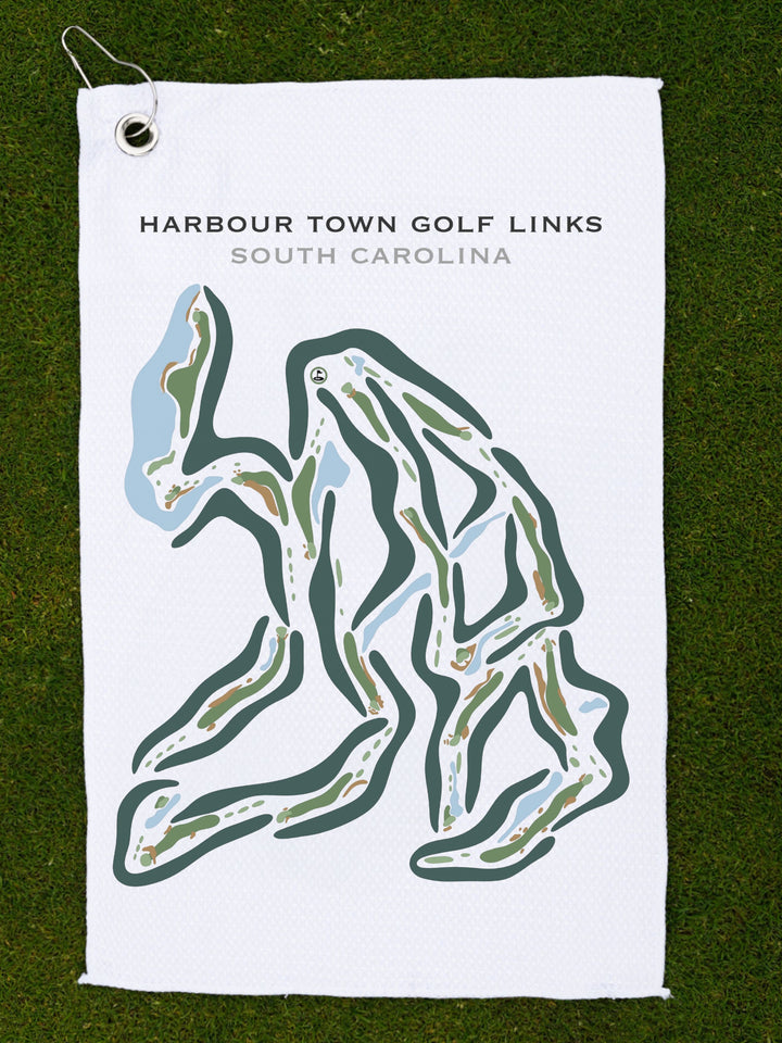 Harbour Town Golf Links, Hilton Head, South Carolina - Printed Golf Courses