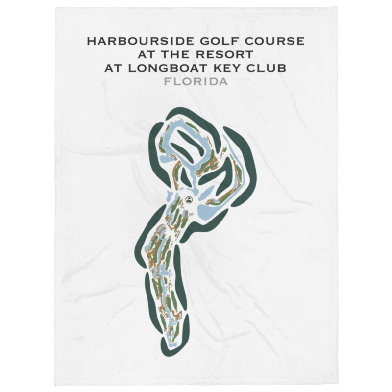 Harbourside Golf Course at The Resort at Longboat Key Club, Florida - Printed Golf Courses
