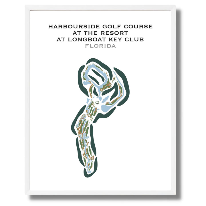 Harbourside Golf Course at The Resort at Longboat Key Club, Florida - Printed Golf Courses