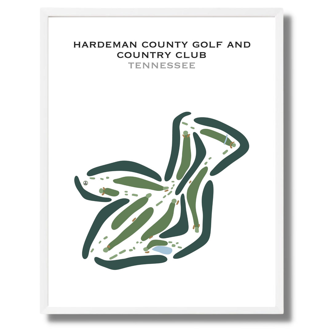 Hardeman County Golf & Country Club, Tennessee - Printed Golf Courses