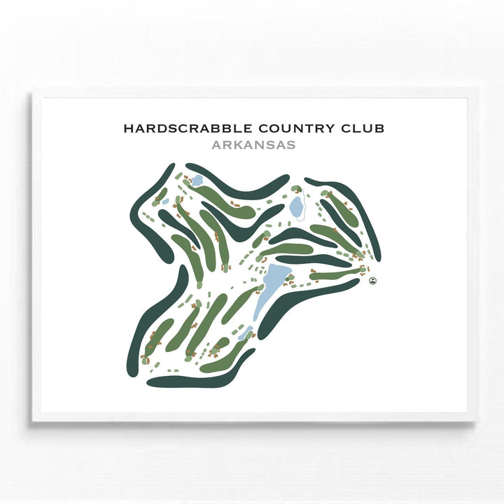 Hardscrabble Country Club, Arkansas - Printed Golf Courses - Golf Course Prints