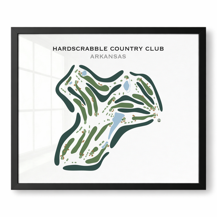 Hardscrabble Country Club, Arkansas - Printed Golf Courses