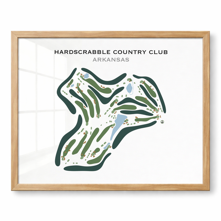 Hardscrabble Country Club, Arkansas - Printed Golf Courses