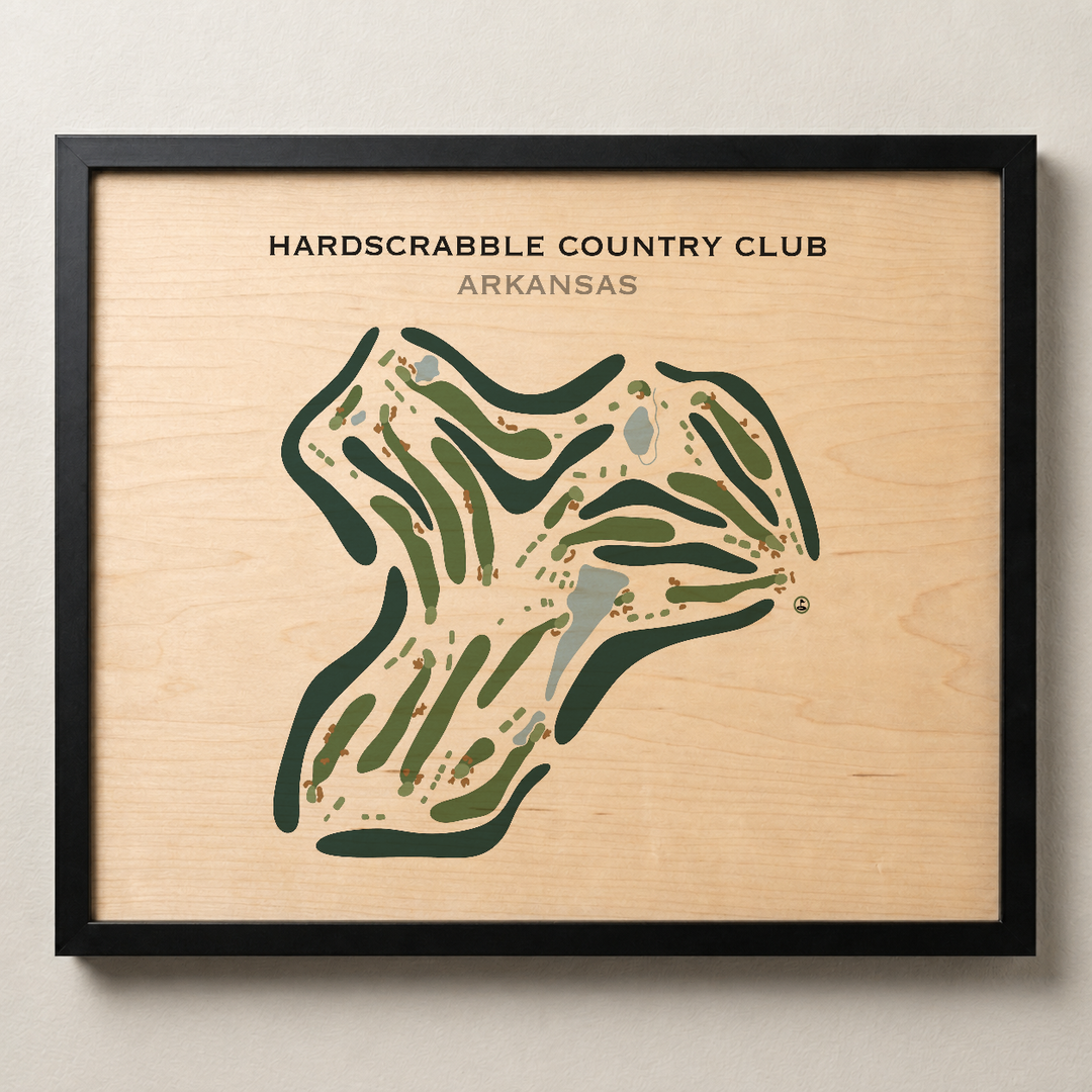Hardscrabble Country Club, Arkansas - Printed Golf Courses