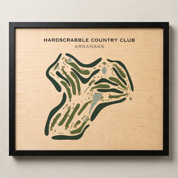 Hardscrabble Country Club, Arkansas - Printed Golf Courses