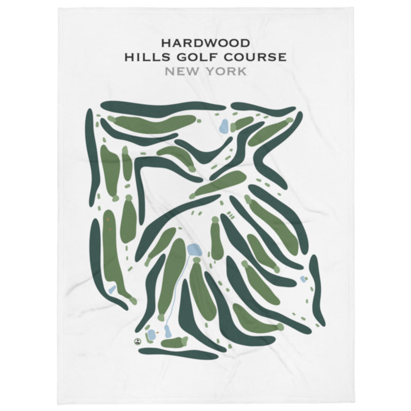 Hardwood Hills Golf Course, New York - Printed Golf Course