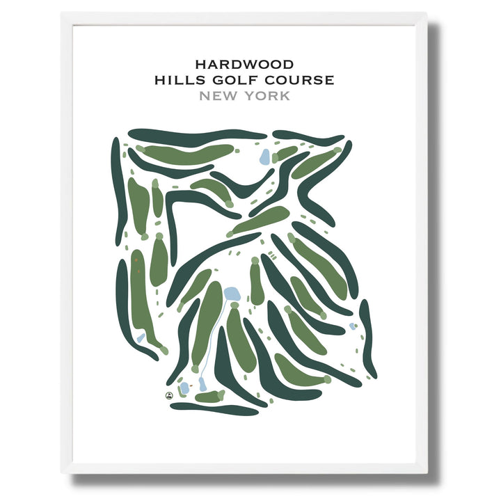 Hardwood Hills Golf Course, New York - Printed Golf Course