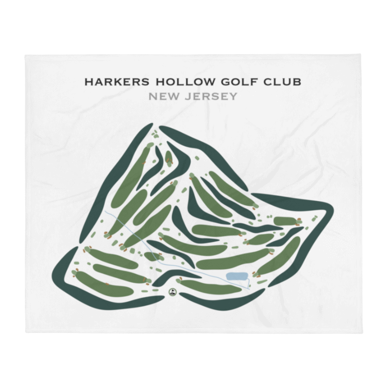 Harkers Hollow Golf Club, New Jersey - Printed Golf Courses