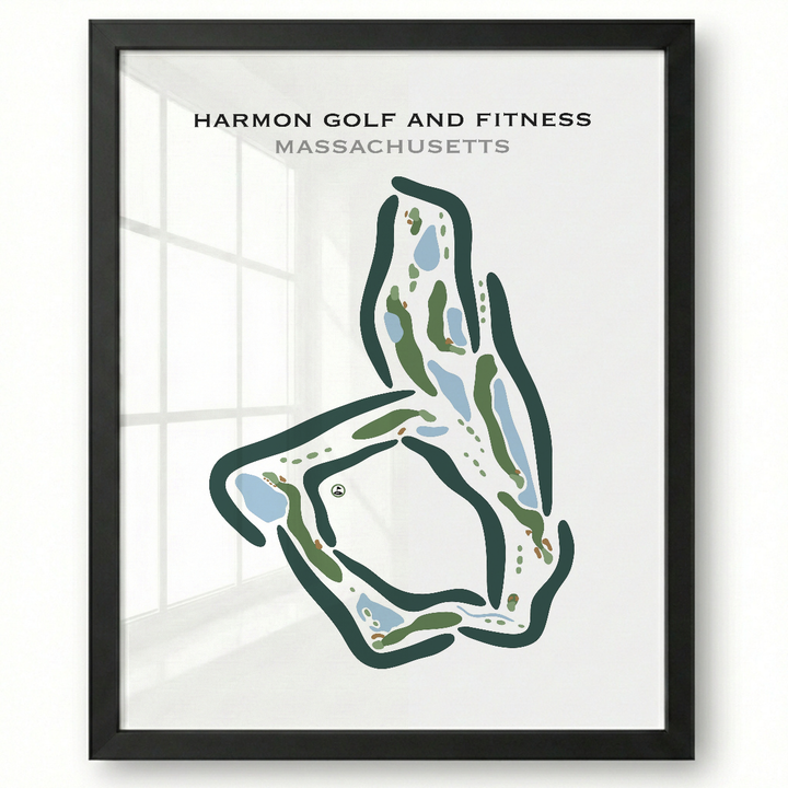 Harmon Golf and Fitness, Massachusetts - Printed Golf Courses