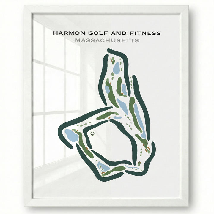 Harmon Golf and Fitness, Massachusetts - Printed Golf Courses