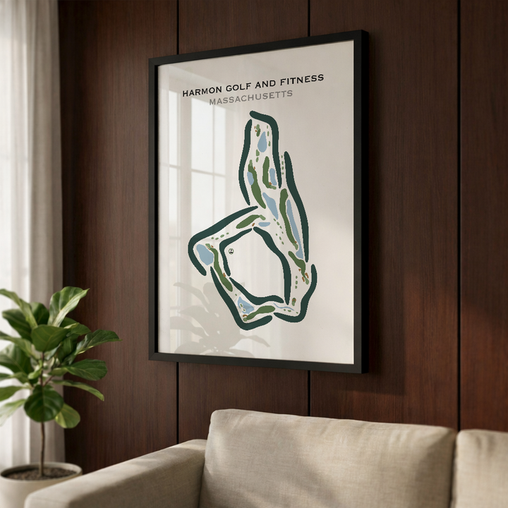 Harmon Golf and Fitness, Massachusetts - Printed Golf Courses