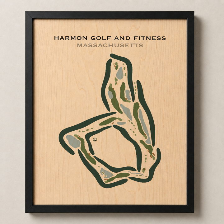 Harmon Golf and Fitness, Massachusetts - Printed Golf Courses