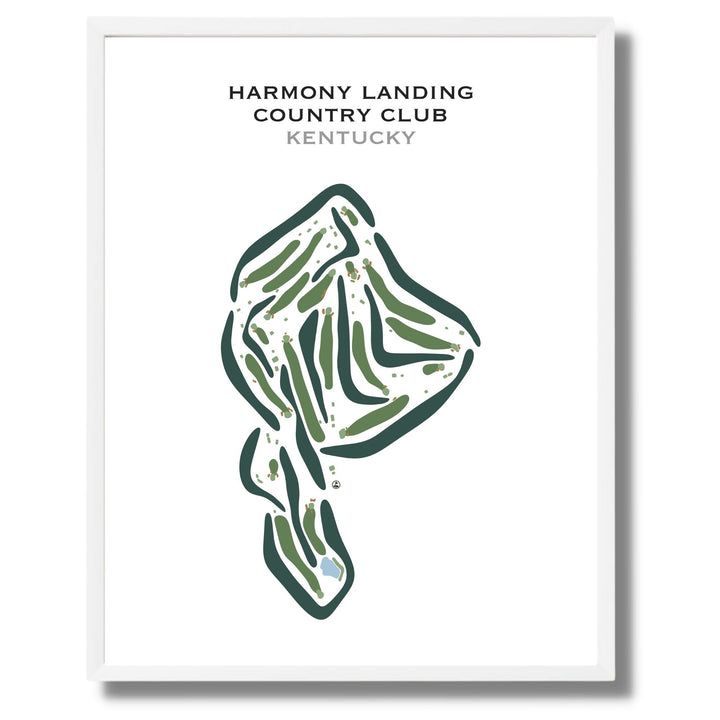 Harmony Landing Country Club, Kentucky - Printed Golf Courses