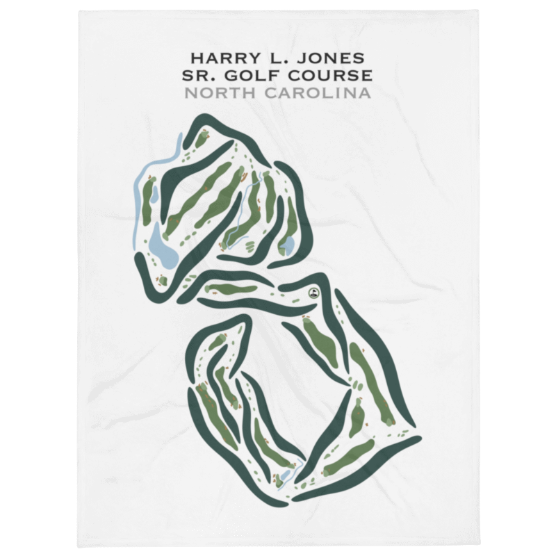 Harry L. Jones Sr. Golf Course, North Carolina - Printed Golf Courses