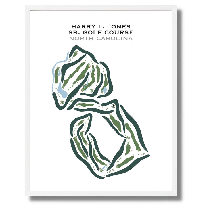 Harry L. Jones Sr. Golf Course, North Carolina - Printed Golf Courses