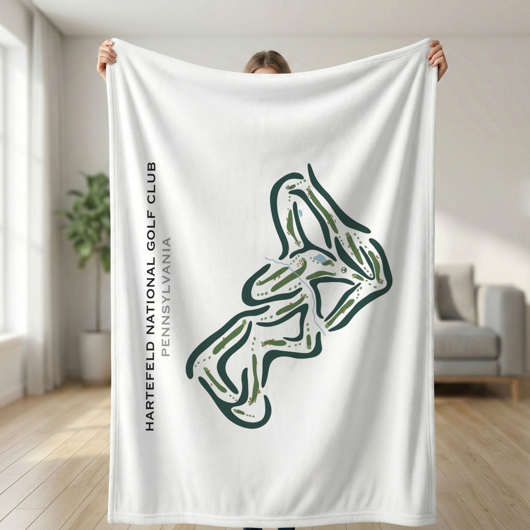 Hartefeld National Golf Club, Pennsylvania - Printed Golf Courses
