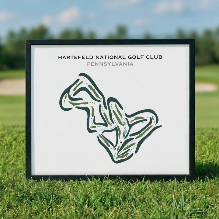 Hartefeld National Golf Club, Pennsylvania - Printed Golf Courses