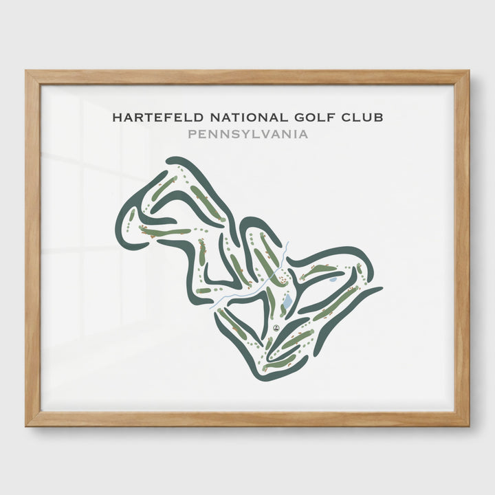 Hartefeld National Golf Club, Pennsylvania - Printed Golf Courses