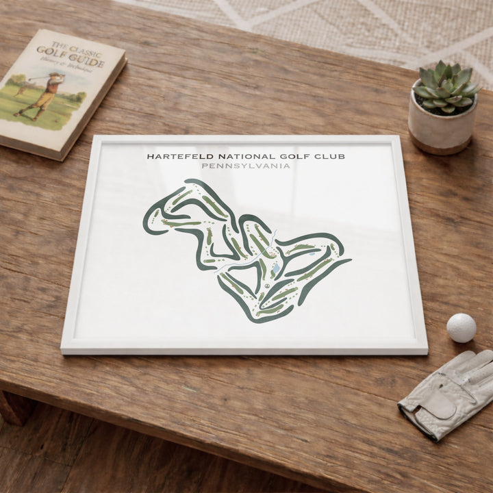 Hartefeld National Golf Club, Pennsylvania - Printed Golf Courses