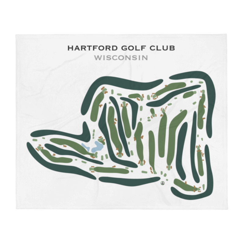 Hartford Golf Club, Wisconsin - Printed Golf Courses