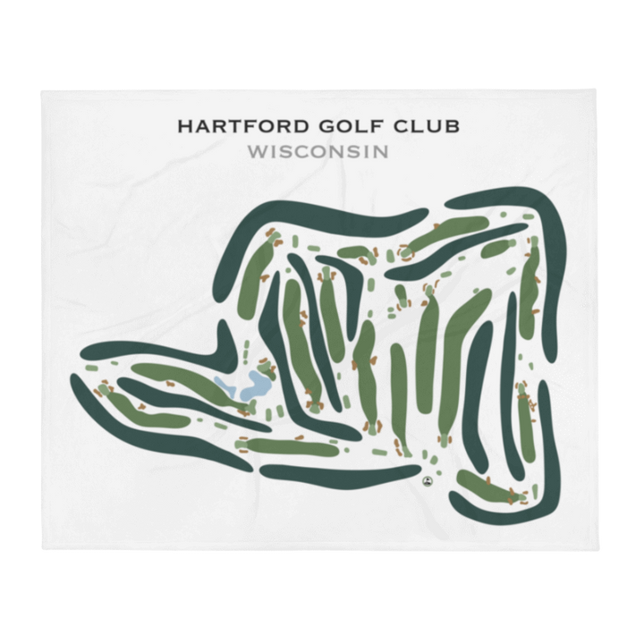 Hartford Golf Club, Wisconsin - Printed Golf Courses