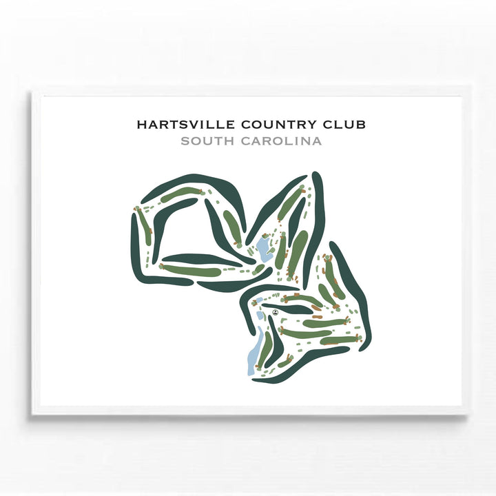 Hartsville Country Club, South Carolina - Printed Golf Courses