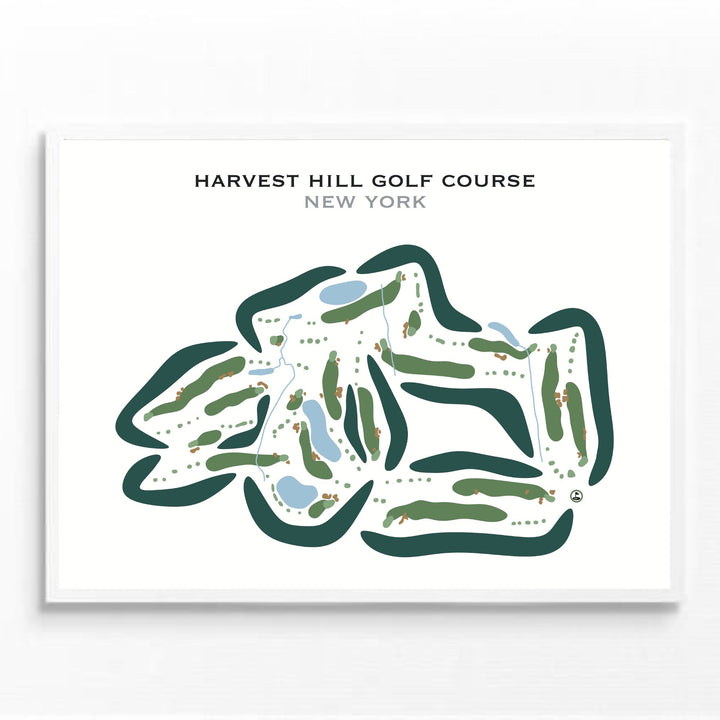 Harvest Hill Golf Course, New York - Printed Golf Courses