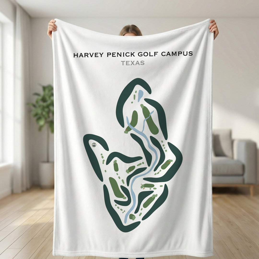 Harvey Penick Golf Campus, Texas - Printed Golf Courses