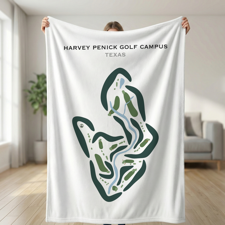 Harvey Penick Golf Campus, Texas - Printed Golf Courses