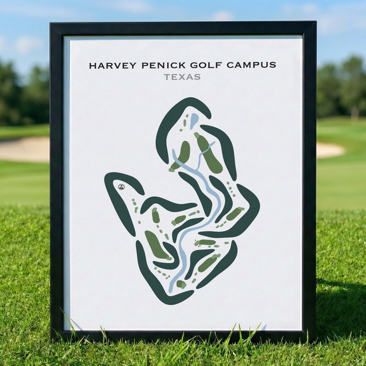 Harvey Penick Golf Campus, Texas - Printed Golf Courses